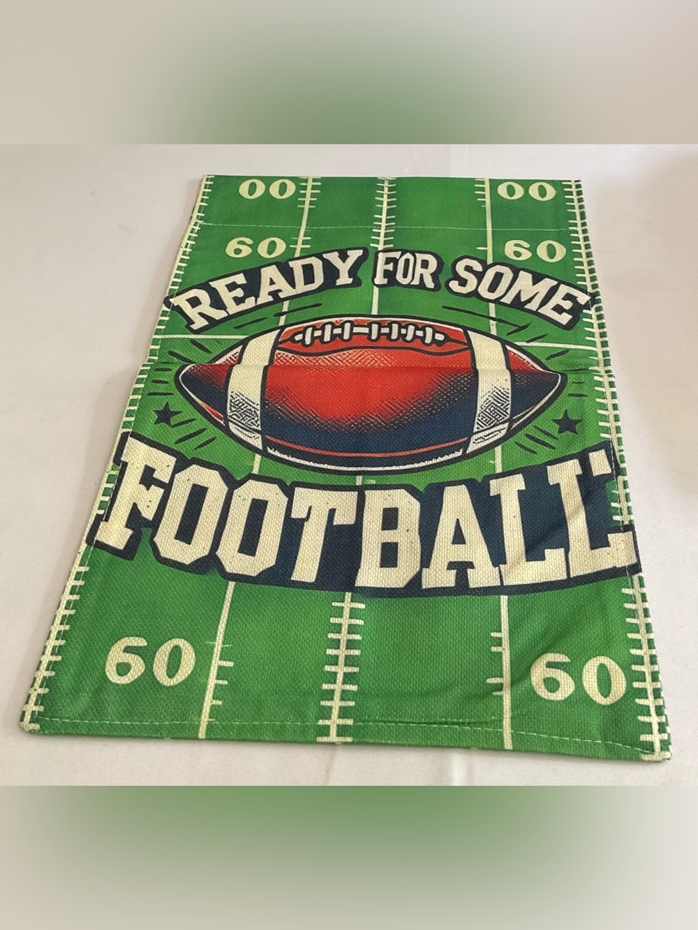 Ready for Some Football Decorative Garden Flag - Green